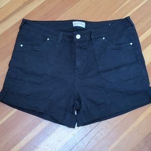 Molly & Isadora Black Jean Shorts